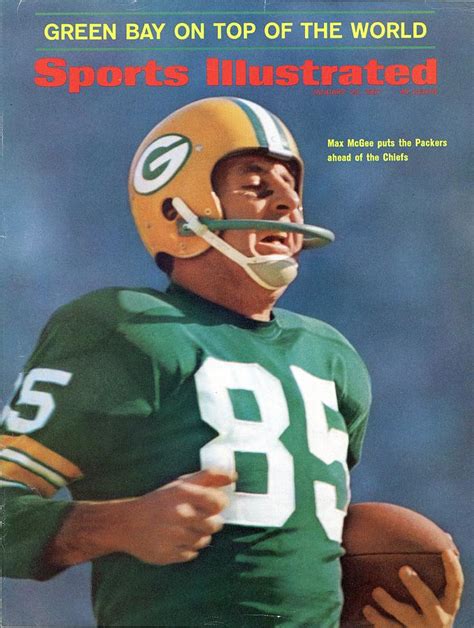 Green Bay Packers Max Mcgee, Super Bowl I Sports Illustrated Cover by ...