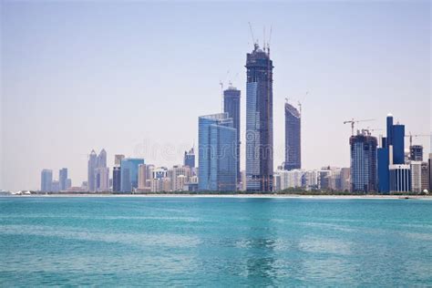 Abu Dhabi Skyline, UAE stock photo. Image of center, gulf - 14582878