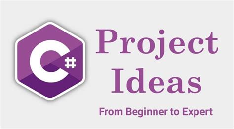 C# Project Ideas From Beginner to Expert