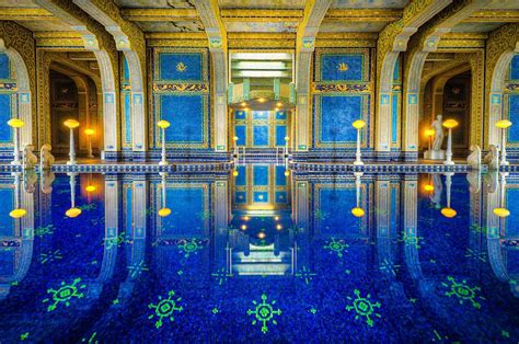 The Roman Pool Inside the Hearst Castle. : pics