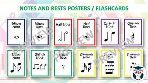 Printable Flashcards Music Staff Notes - Free Printable Templates