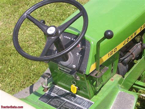 TractorData.com John Deere 120 tractor photos information