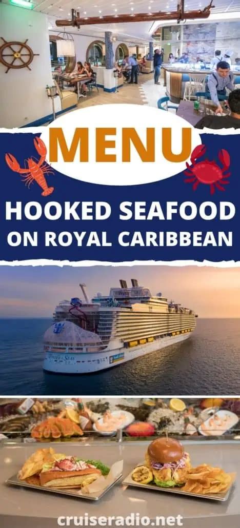 DINNER MENU: Royal Caribbean's Hooked Seafood Restaurant