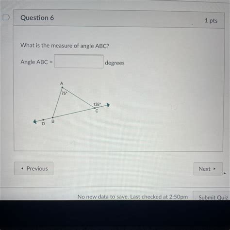 What is the measure of angle ABC? Angle ABC=___ degrees - brainly.com