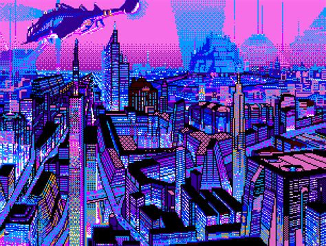 Vaporwave City by i-am-2D 3051 × 2311 : r/wallpapers