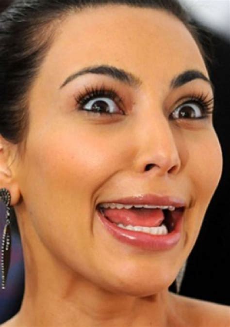 Kim Kardashian | Kardashian funny, Funny celebrity pics, Celebrities funny