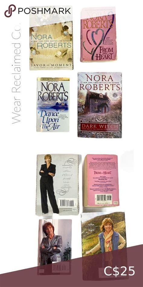 Bundle of 4 NORA ROBERTS Romance Novels | Romance novels, Nora roberts, Novels