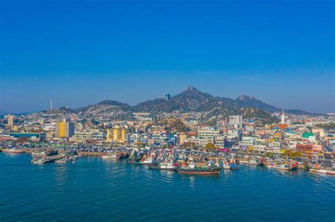 MOKPO, KOREA, NOVEMBER 6, 2019: Cityscape of Korean Town Mokpo Editorial Stock Image - Image of ...