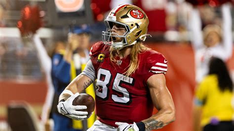 George Kittle joins elite 49ers company on National Tight Ends Day ...