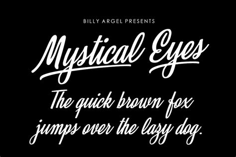 Mystical Eyes Font | Billy Argel Fonts | FontSpace