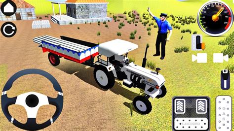 Indian Tractor Simulator 🚜 || Driving tractor in Village || Gameplay ...