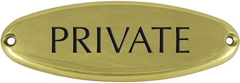 Amazon.com: Prestige Plaques Personalized Plaque, Small Oval Design, Solid Brass, Engraved, 4.31 ...