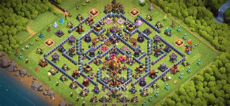 Best Anti 2 Stars Base TH16 with Link 2024 - Town Hall Level 16 Base Copy - (#5)