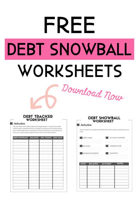 Free Printable Debt Snowball Spreadsheet