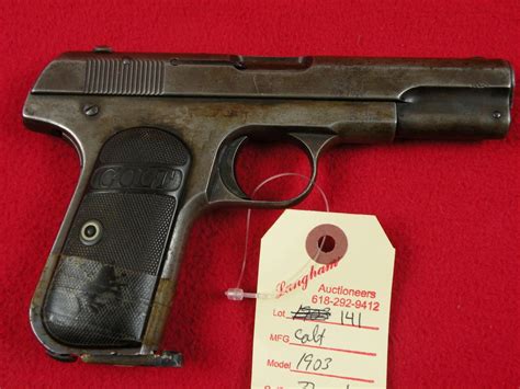 Colt 1903 Hammerless 32 auto pistol