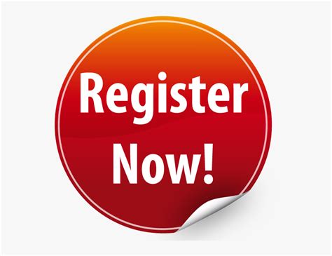 2019 Registration Is Now Open - Register Now Button Png, Transparent ...