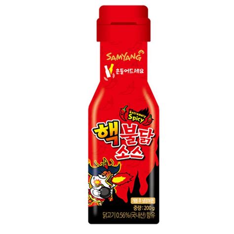 samyang buldak sauce original nucleus extremely spicy hot spicy 200g 705oz