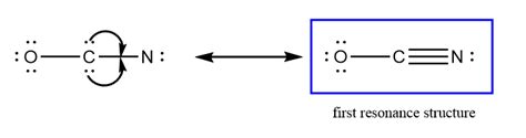 Draw resonance structures of cyanate ion (OCN$^-$). | Quizlet