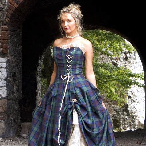 Bella, Tartan (Plaid) Wedding Dress | Tartan wedding dress, Scottish ...