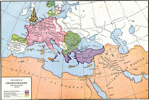 The Empire of Charlemagne and its Division