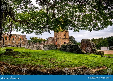 Ruins of Panama Viejo - Panama City, Panama Stock Photo - Image of city ...