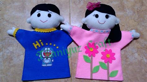 Boneka Tangan dari kain flanel. Bisa buat sarana belajar pada anak-anak Puppet Patterns, Hand ...