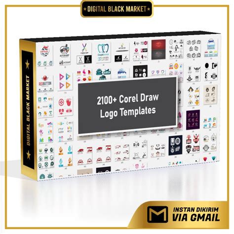 Jual 2100+ Corel Draw Logo Templates | Shopee Indonesia