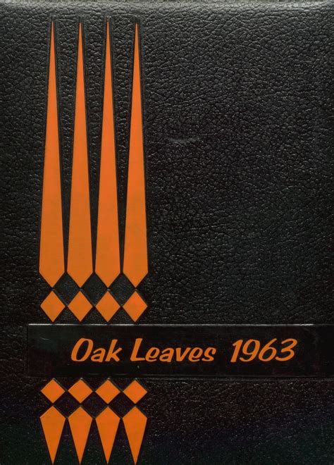 1963 yearbook from Oakfield High School from Oakfield, Wisconsin for sale