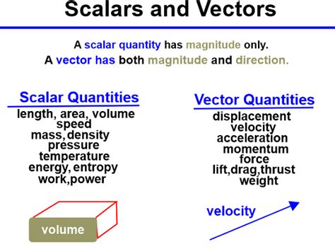 Difference between Scalar Quantity and Vector Quantity - javatpoint