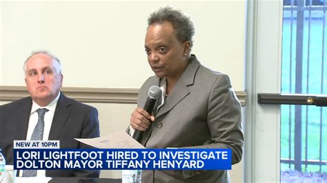 Lori Lightfoot hired to investigate Tiffany Henyard, mayor of Dolton IL ...