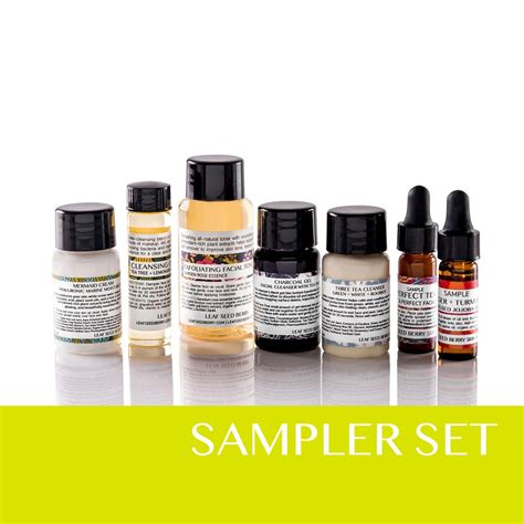 Natural Skincare Samples Set Natural Skin Care Skin Care - Etsy