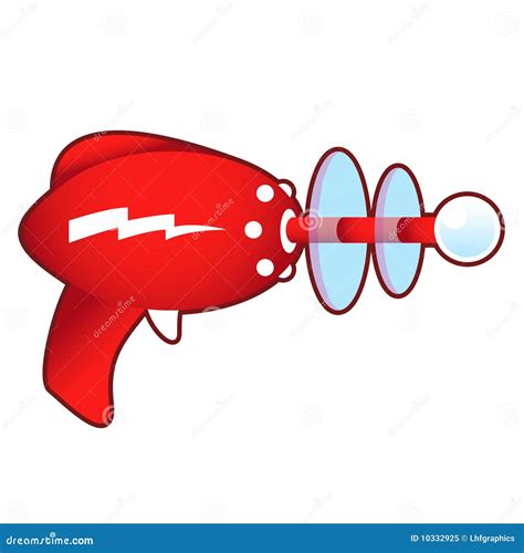 Retro laser gun stock vector. Image of energy, action - 10332925