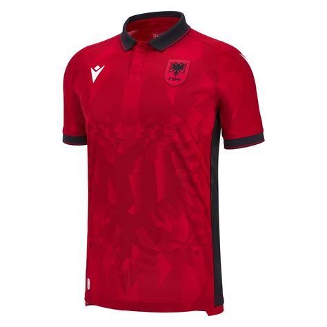 ALBANIA 2023/24 AUTHENTIC HOME SHIRT – MACRON Victoria