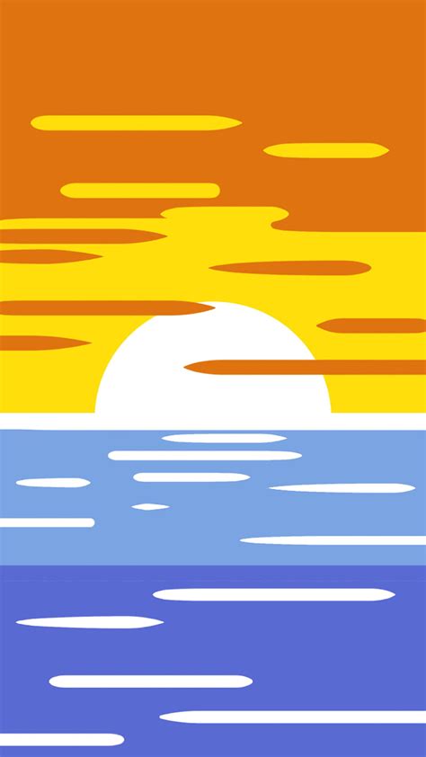 I realized the aroace flag looked like a sunset over the ocean so I ...