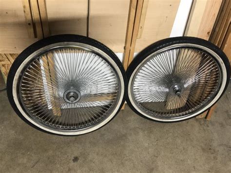 Lowrider 100 spoke bike rim set. for Sale in Ontario, CA - OfferUp