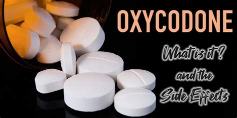 Oxycodone Side Effects and Dependence or Addiction - Oro House