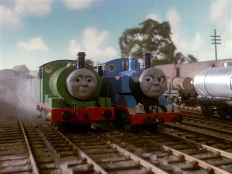 Thomas The Tank Engine Percy Angry