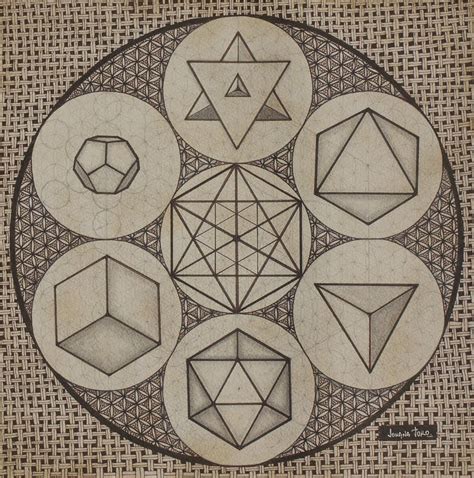 platonic solids together - Google Search | Sacred geometry art ...