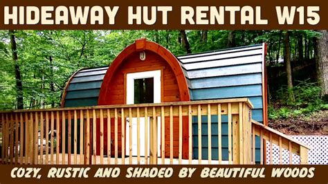 The Great Divide “Kinda Camping” Rental W15 Hideaway Hut - YouTube