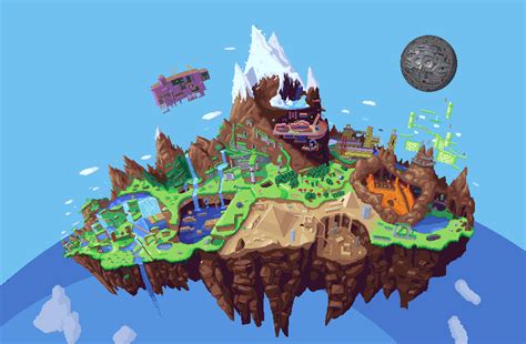 I made a big animated Angel Island map from Sonic 3 and Knuckles : r/PixelArt