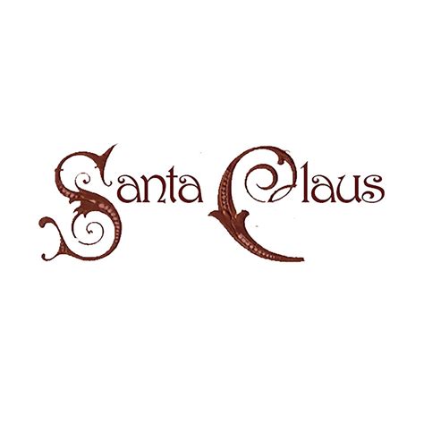 Santa Claus Signature - Etsy