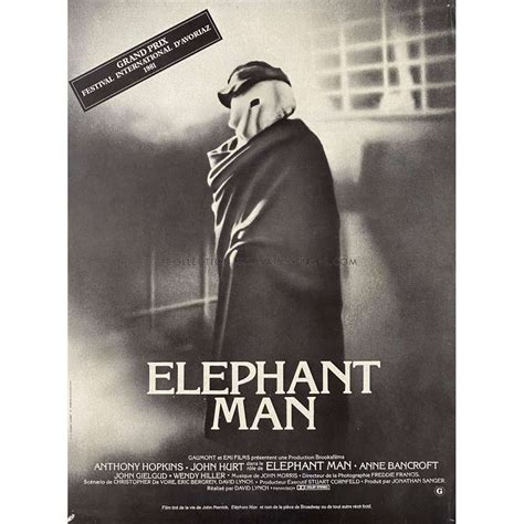 ELEPHANT MAN French Movie Poster - 15x21 in. - 1980