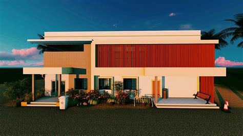 A proposed Barangay Hall 📍Leyte, Philippines🇵🇭 | Building design plan, Building design, Ozamiz city