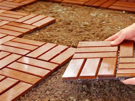 inexpensive outdoor DIY flooring option - YouTube