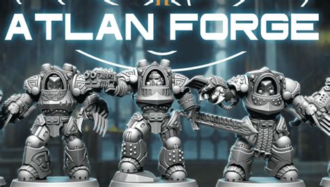 Atlan Forge Has Awesome Sci-Fi 3D STL Files That are Great For 40k!