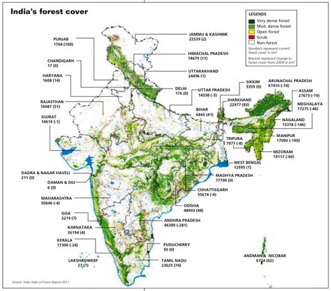 India’s Forest Cover – An Overview | Wealthy Waste