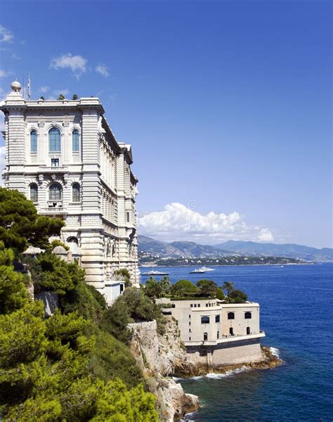 Oceanographic Museum of Monaco Stock Photo - Image of famous, clouds: 34015496