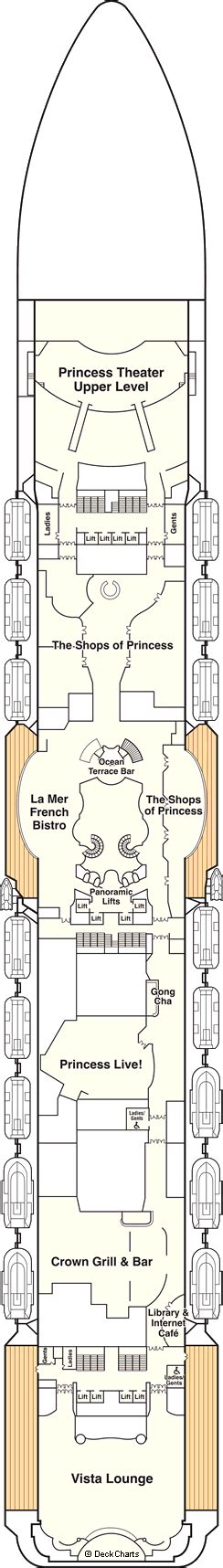 Majestic Princess Deck Plans: Ship Layout, Staterooms & Map - Cruise Critic