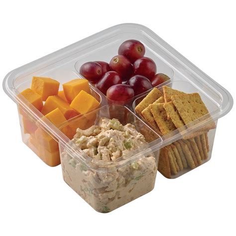 H-E-B Meal Simple Rotisserie Chicken Salad Snack Tray - Shop Snack Trays at H-E-B