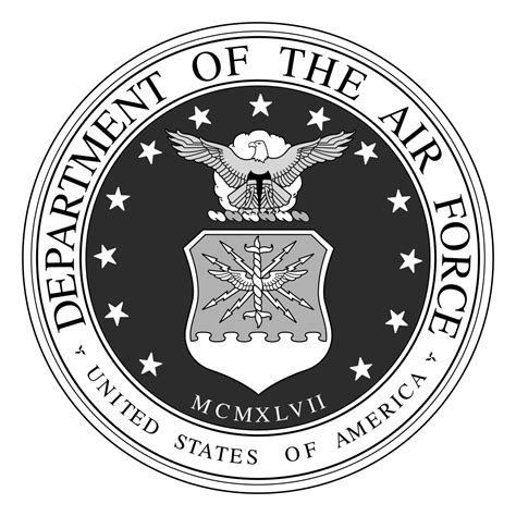 Department Of The Air Force Emblem All Metal 14 Round ...